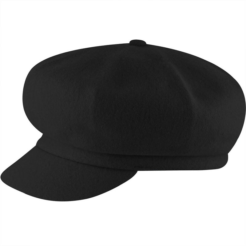 Kangol Wool Spitfire Hat for Men and Women, Extra-Large, Black - Image 1